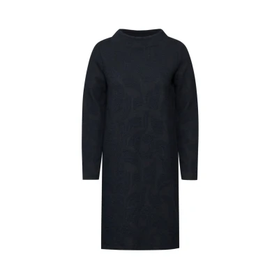 Abbildung von Cecil Strukturiertes Strickkleid, Damen, Größe: Large, Blau