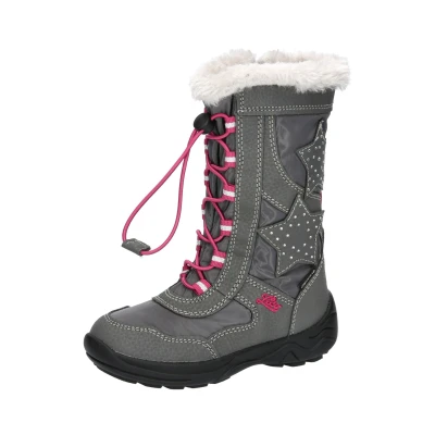 Abbildung von LICO Cathrin Snowboot/Winterstiefel für Kinder, Größe: 34, Grau/pink Schuhe