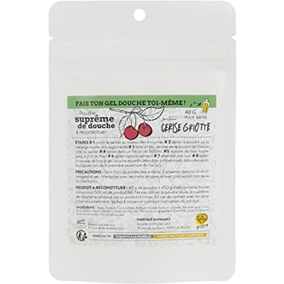 Abbildung von STEP ONE Duschgel Pulver Kirsche, 40 g