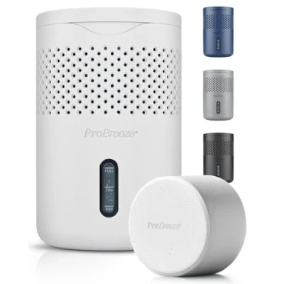 Abbildung von Pro Breeze Osmo Luftentfeuchter Geräuschlos &amp; Nachfüllbar Raumentfeuchter für Zuhause, Schlafzimmer, Kleiderschrank, Auto Mini ohne Strom 700g Tablette (bis zu 100 Tage)