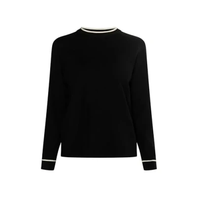 Abbildung von EVERA Damen Strickpullover 39728502 EV01, SCHWARZ WOLLWEISS, M/L