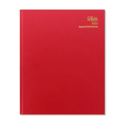 Abbildung von Letts of London Standard Quarto Terminplaner 2025, Wochenansicht, Rot