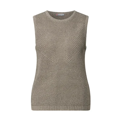 Abbildung von Street One Schimmerndes Strickpullover, Damen, Größe: 42, Braun