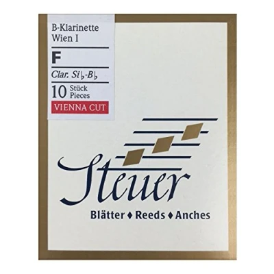 Abbildung von Steuer Blatt BB Klarinette Solo White Line F Wiener Schnitt 10er Packung