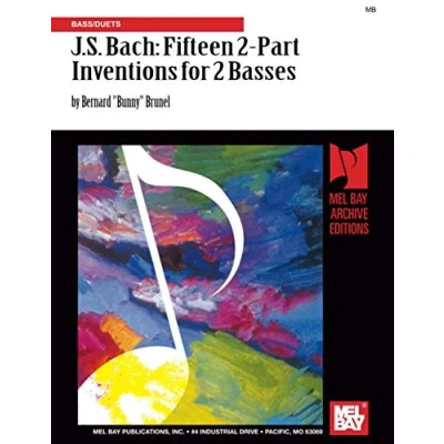 Abbildung von J. S. Bach: Fifteen 2 Part Inventions for Basses: Bass/Duets