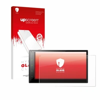 Abbildung von upscreen Schutzglas für Pioneer SPH DA160DAB Schutzfolie, Glas Folie [Klar, 9H Panzerschutz, Anti Fingerprint]