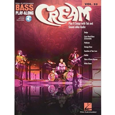 Abbildung von Cream (Hal Leonard Bass Play Along, Band 52): Along Volume 52 52)