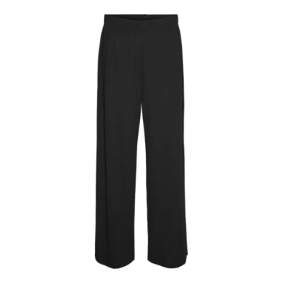 Abbildung von VERO MODA Damen Vmkanva Nw Glitter Wide Pant JRS Stoffhose, Black/Detail:Black Lurex, XS