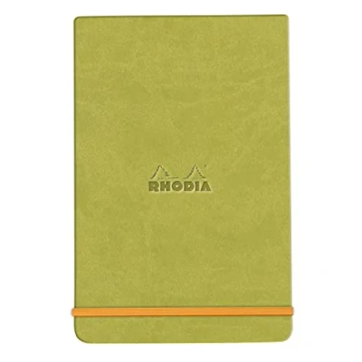 Abbildung von Rhodia 194353C Notizbuch Webnotepad 9x14 cm, 96 Blatt abtrennbar liniert 90 g, 1 Stück, Anisgrün