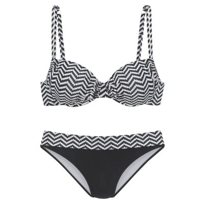 Abbildung von JETTE Bügel Bikini, im trendigen Zick Zack Design