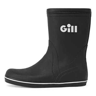 Abbildung von Gill Short Cruising Boot Gummistiefel Unisex schwarz. Größe 45
