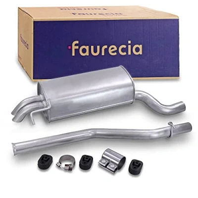 Abbildung von Faurecia FS50201 Endschalldämpfer MERCEDES BENZ: C Klasse T modell, Limousine, CLK Coupe