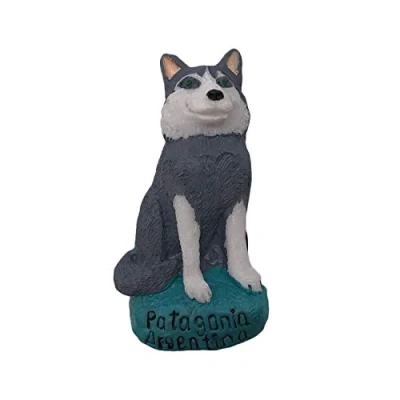 Abbildung von Patagonien Argentinien 3D Hund Kühlschrankmagnet Touristensouvenirs Harz Magnetische Aufkleber Home &amp; Kitchen Dekoration aus China