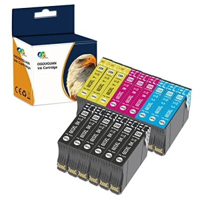 Abbildung von OGOUGUAN 603XL Ersatzpatronen für Epson 603 XL Patronen, kompatibel mit Expression Home XP 2100 4100 3100 2105 3105 4105, WorkForce WF 2830 2850 2810 2835 (8 Stück)