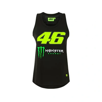 Abbildung von Valentino Rossi Muskelshirt Monster Energy,Frau,L,Schwarz
