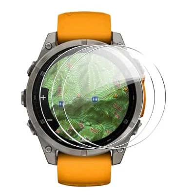 Abbildung von FDHYFGDY 3 Stück Displayschutzfolie für Garmin Fenix 8 47mm Panzerglas, 9H Härte Schutzfolie, [Keine Blasenfrei] [Anti Kratzen]