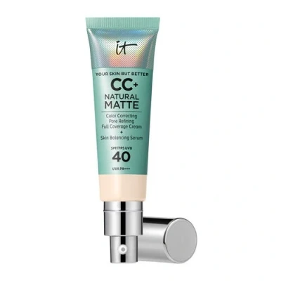 Abbildung von iT Cosmetics Your Skin But Better CC+ Natural Matte SPF 40 Fair Ivory 32 ml