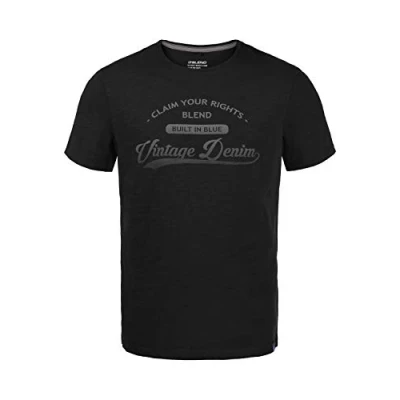 Abbildung von Blend Pillo Tshirt print, Herren, Größe: Large, Black