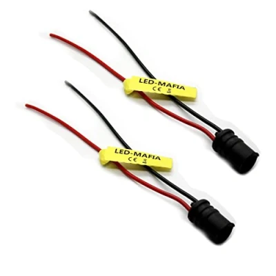 Abbildung von LED Mafia 2X LAMPENFASSUNG T10 W5W Stecksockel Lampe Stecker Kabel Reperatur Sockel Fassung