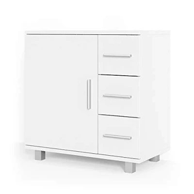 Abbildung von Vicco Waschbeckenunterschrank Ilias, Weiß, 60 x 60.8 cm Drehbar