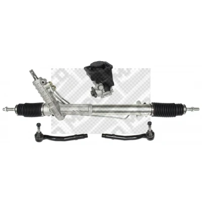 Abbildung von MAPCO 29861/4 Servolenkung hydraulisch für Linkslenker mit Filter, Pumpe Spurstangenköpfen verzahnt BMW: 5 Limousine, Touring