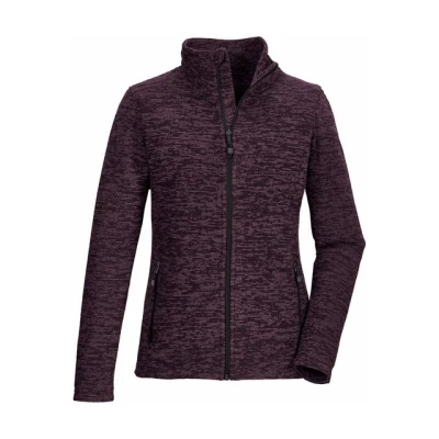Abbildung von killtec Damen Strickfleecejacke/Fleecejacke mit Stehkragen KOW 113 WMN KNT FLC JCKT, pflaume, 46, 41804 000