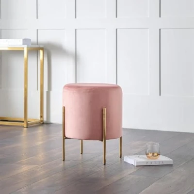 Abbildung von Julian Bowen Harrogate Fußhocker, rosa