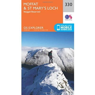 Abbildung von Moffat and St Mary&#039;s Loch (OS Explorer Map, Band 330)
