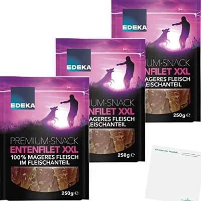 Abbildung von Edeka Premiumsnack Entenfilet XXL 3er Pack (3x250g Packung) + usy Block