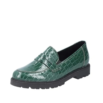 Abbildung von Rieker Loafer, Slipper, Schlupfschuh, Halbschuh mit weich gepolsterter Innensohle