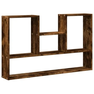 Abbildung von vidaXL Wandregal Räuchereiche 99x15x60 cm Holzwerkstoff