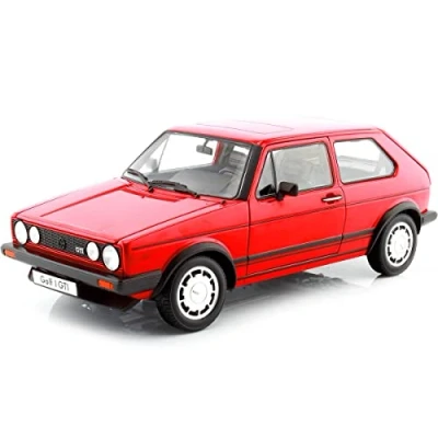 Abbildung von Welly Modellauto 1:18 VW Golf 1 GTI Rot