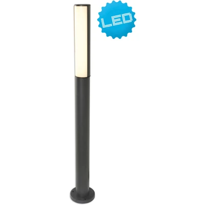 Abbildung von näve LED Außen Stehlampe &quot;Flair&quot;, 1 flammig, Aluminium dunkelgrau Höhe 90cm IP54 warmweißes Licht