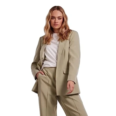 Abbildung von Pieces Pcbossy LS NOOS Kurzmantel, Damen, Größe: Large, Tea