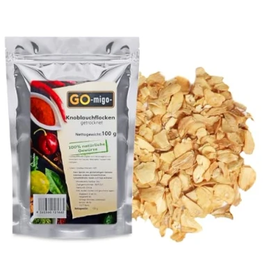 Abbildung von 100g Knoblauchflocken getrocknet 0,1kg