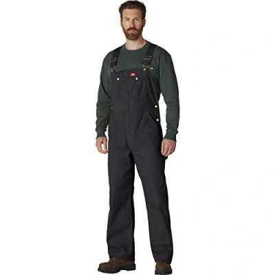 Abbildung von Dickies Herren Bib Overalls, Schwarz gespült, 42W / 30L