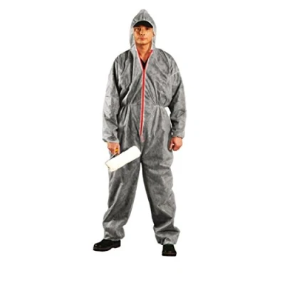 Abbildung von Reis KOM Maleranzug Ganzkörperanzug Overall Schutzanzug Lackieranzug Grau/Stahlblau XL Größe