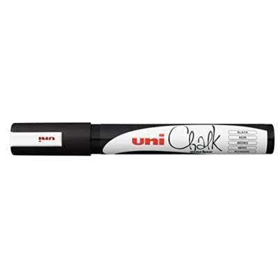 Abbildung von Uni Ball Kreidemarker Chalk PWE 5M 1,8 2,5mm schwarz