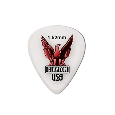 Abbildung von Clayton Picks Acetal S80/12 Gitarrenplektren