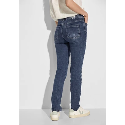Abbildung von Cecil Jeans Tapered Fit, Damen, Größe: 34x28, Blau