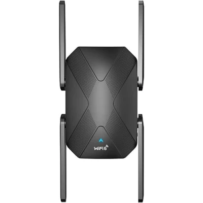 Abbildung von Genie&#039;s Poems WiFi 6 WLAN Verstärker Repeater AX1500 Dualband 1201Mbit/s 5GHz &amp; 300Mbit/s 2.4GHz, mit Gigabit Port, Internet Kompatibel zu Allen Routern, YA T21
