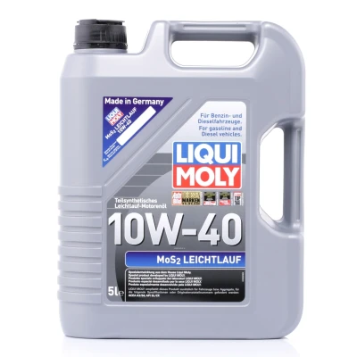 Abbildung von Liqui Moly МoS2 Leichtlauf 10W 40 5l Motoröl 2184 BMW: 3 Touring, Limousine, Coupe, MERCEDES BENZ: W124 B Klasse, E Klasse Limousine