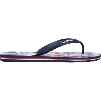 Abbildung von Pepe Jeans Whale Brand Zehentrenner, Herren, Größe: 43, Navy Schuhe