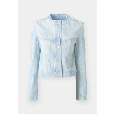 Abbildung von BOSS Truck Jacket Jeansjacke, Damen, Größe: Large, Light/pastel blue