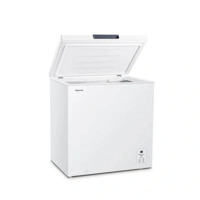 Abbildung von Hisense FT184D4AWYE Horizontale Gefriertruhe, Korb mit Griff, elektronische Temperaturregelung, 142 l Nutzvolumen, leise, 40 dBA, Weiß