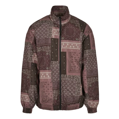 Abbildung von Urban Classics 90 ́S Track Übergangsjacke, Herren, Größe: Large, Bandana aop