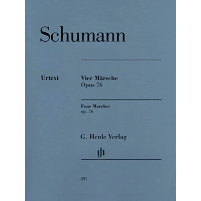 Abbildung von Vier Märsche op. 76: Besetzung: Klavier zu zwei Händen (G. Henle Urtext Ausgabe)