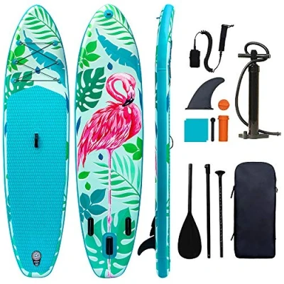 Abbildung von Tigerxbang SUP Board Stand Up Paddling 10&#039;6&quot; 320x80x15cm Komplettes aufblasbares Paddle Zubehör