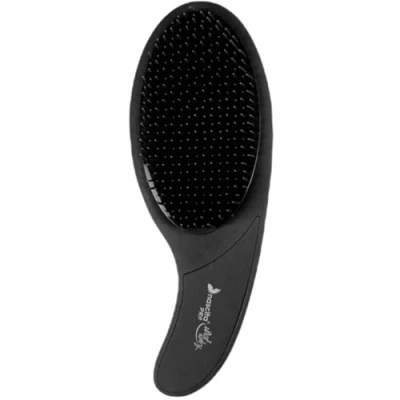 Abbildung von Nascita Detangler Wet &amp; Dry Haarbürste ohne Ziepen, für Damen, Herren und Kinder, Schmerzlos Entknoten alle Haartypen, Entwirrbürste Nasses Trockenes Haar Hair Brush Black