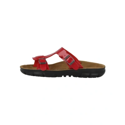 Abbildung von Birkenstock Sofia Pantolette flach Tango red patent, Damen, Größe: 37, patent Schuhe